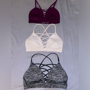 Victoria Sport 3 Bras on various colors, s